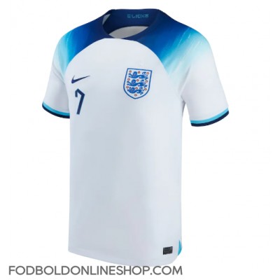 England Jack Grealish #7 Hjemmebanetrøje VM 2022 Kortærmet